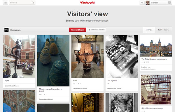Visitors' Views Rijksmuseum Amsterdam - Pinterest Board